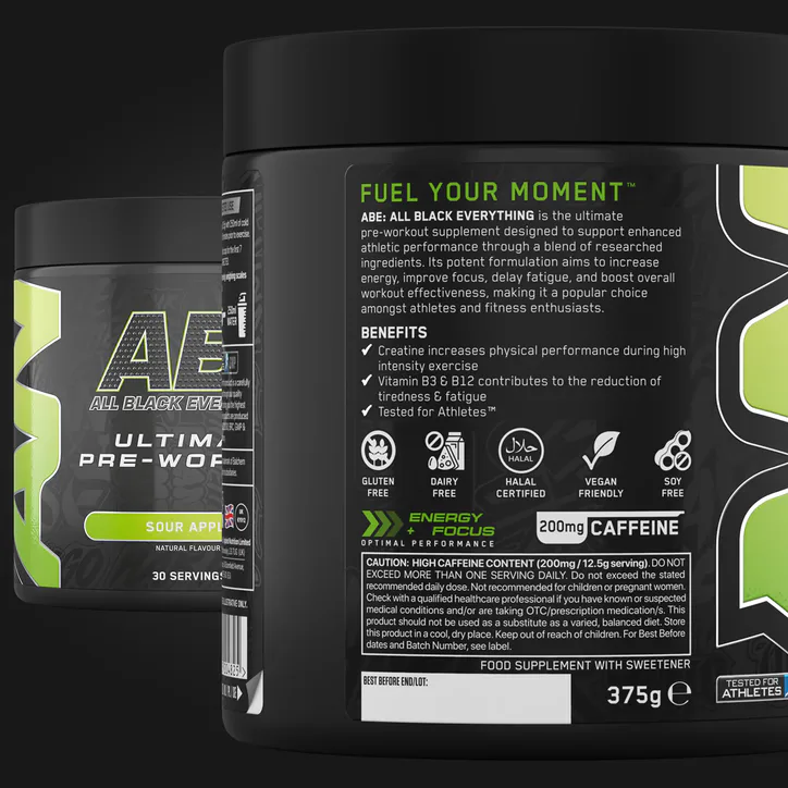 Applied Nutrition ABE Ultimate Pre-Workout Sour Apple 375g detail 3