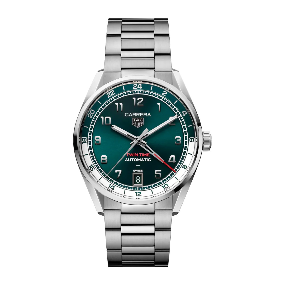 TAG Heuer Carrera Date 41mm Mens Watch Green