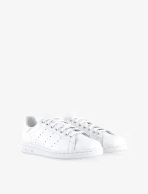ADIDAS Stan Smith Leather Trainers - 4 in WHITE WHITE WHITE, additional product view 3