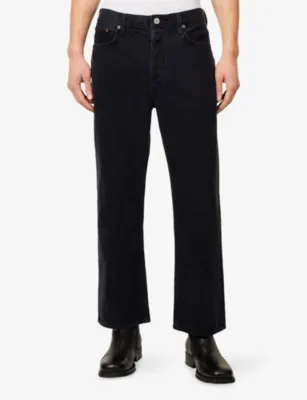 AGOLDE 90s Cropped Straight-Leg Denim Jeans detail 3