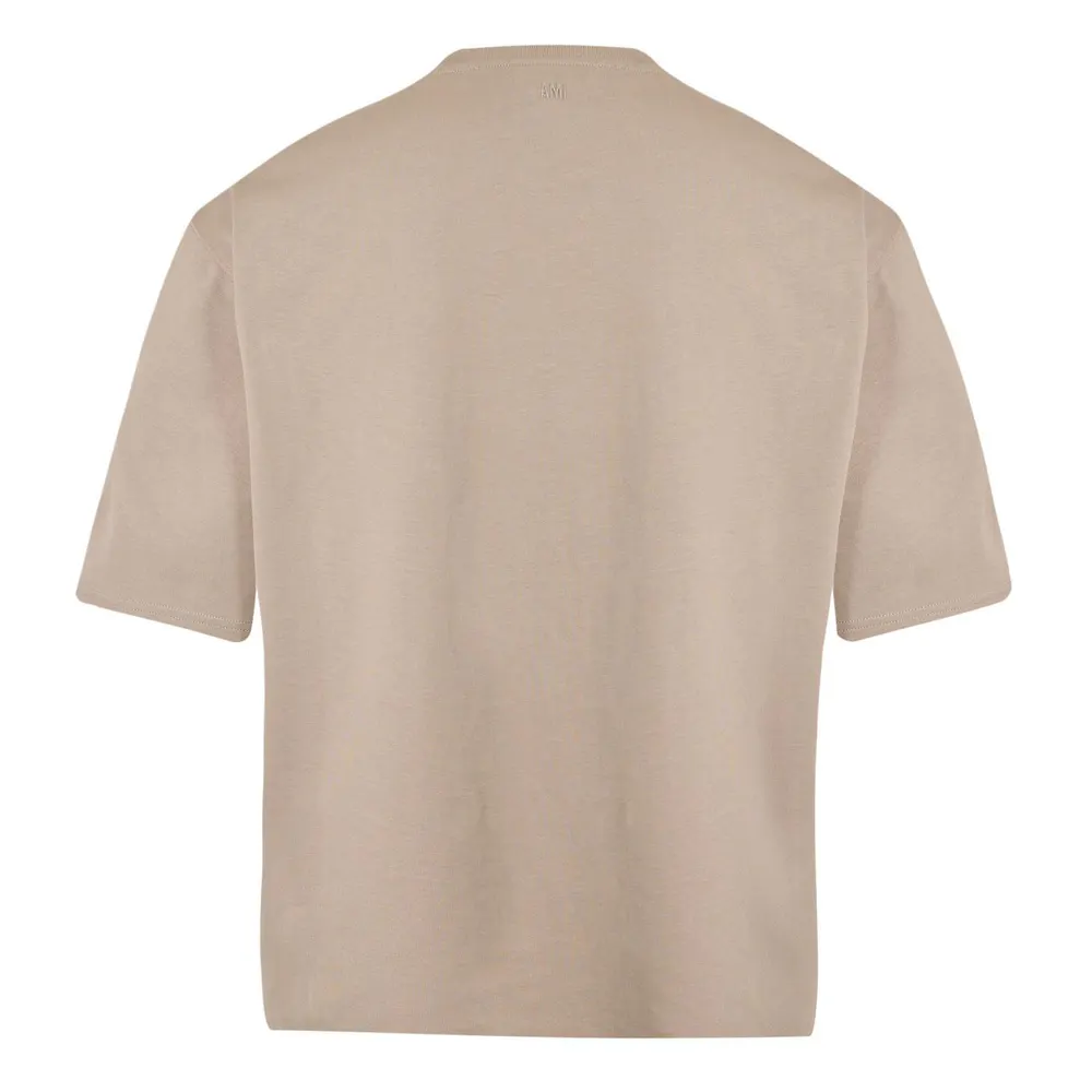 Ami Paris Men's Embroidered ADC T-Shirt detail 2