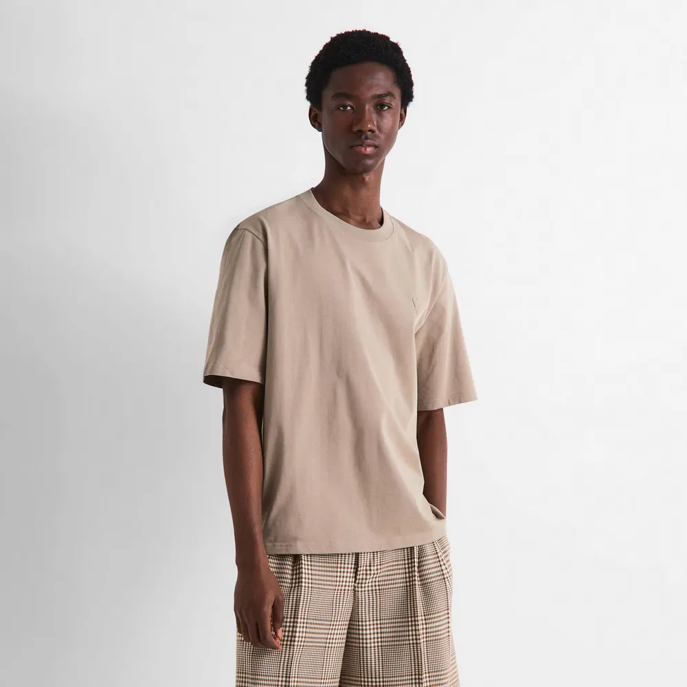 Ami Paris Men's Embroidered ADC T-Shirt detail 3