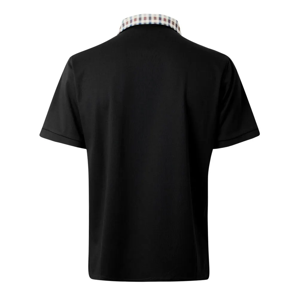 Aquascutum AquAct Check Collr P Sn64 detail 2