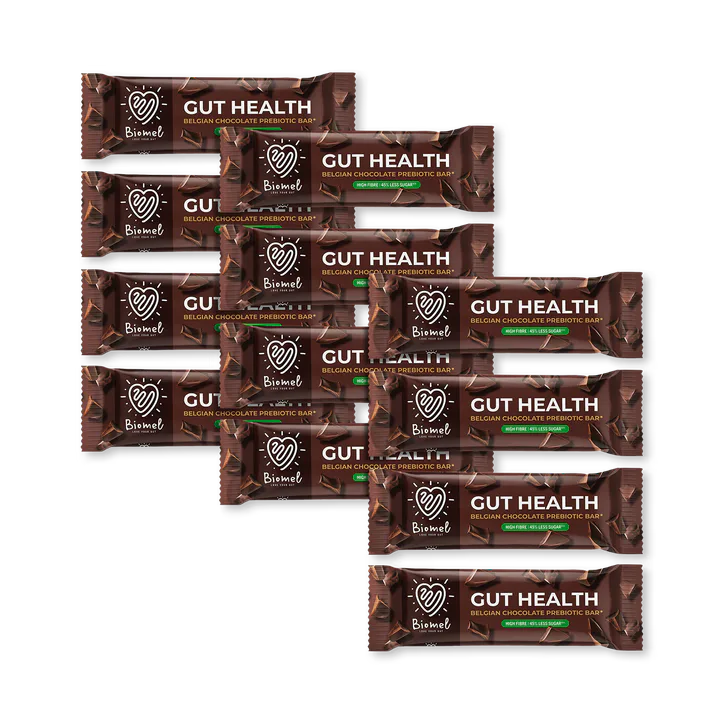 Biomel Gut Health Prebiotic Bar Belgian Chocolate 45 g, additional product view 3