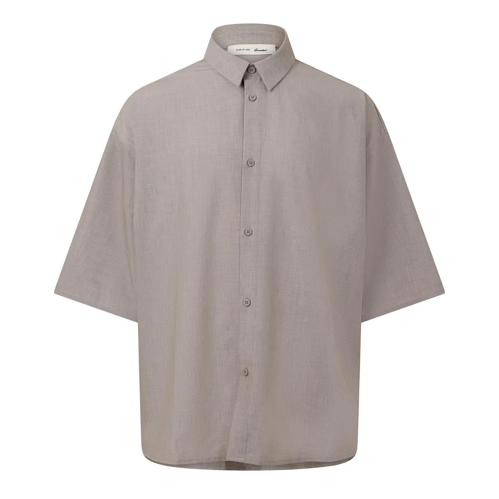 Fear Of God Essentials Men's Plain Short Sleeve Shirt