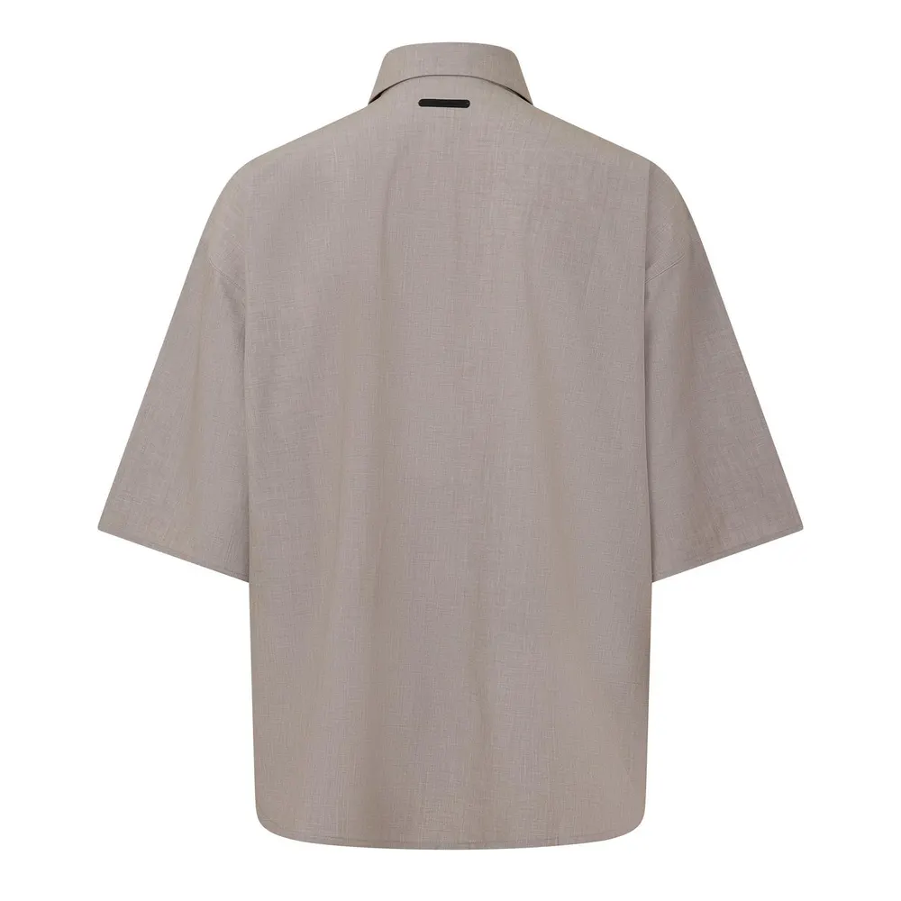 Fear Of God Essentials Men's Plain Short Sleeve Shirt detail 2