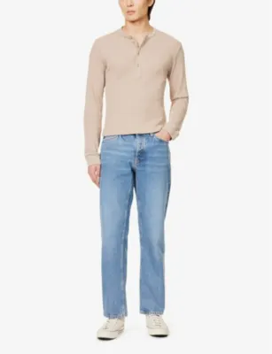 NUDIE JEANS Rad Rufus regular-fit straight-leg jeans - 32/32 in Indigo Blues, additional product view 2