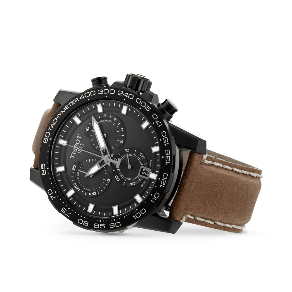 Tissot Supersport Chronograph 45.5mm Mens Watch Black in Black, additional product view 3