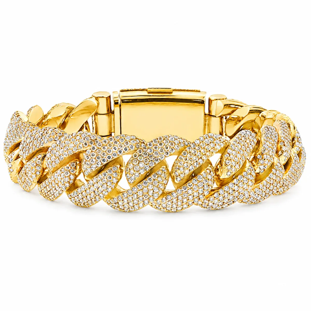 AHMED - MOON JEWELRY 25mm Iced Cuban Link Bracelet 71762