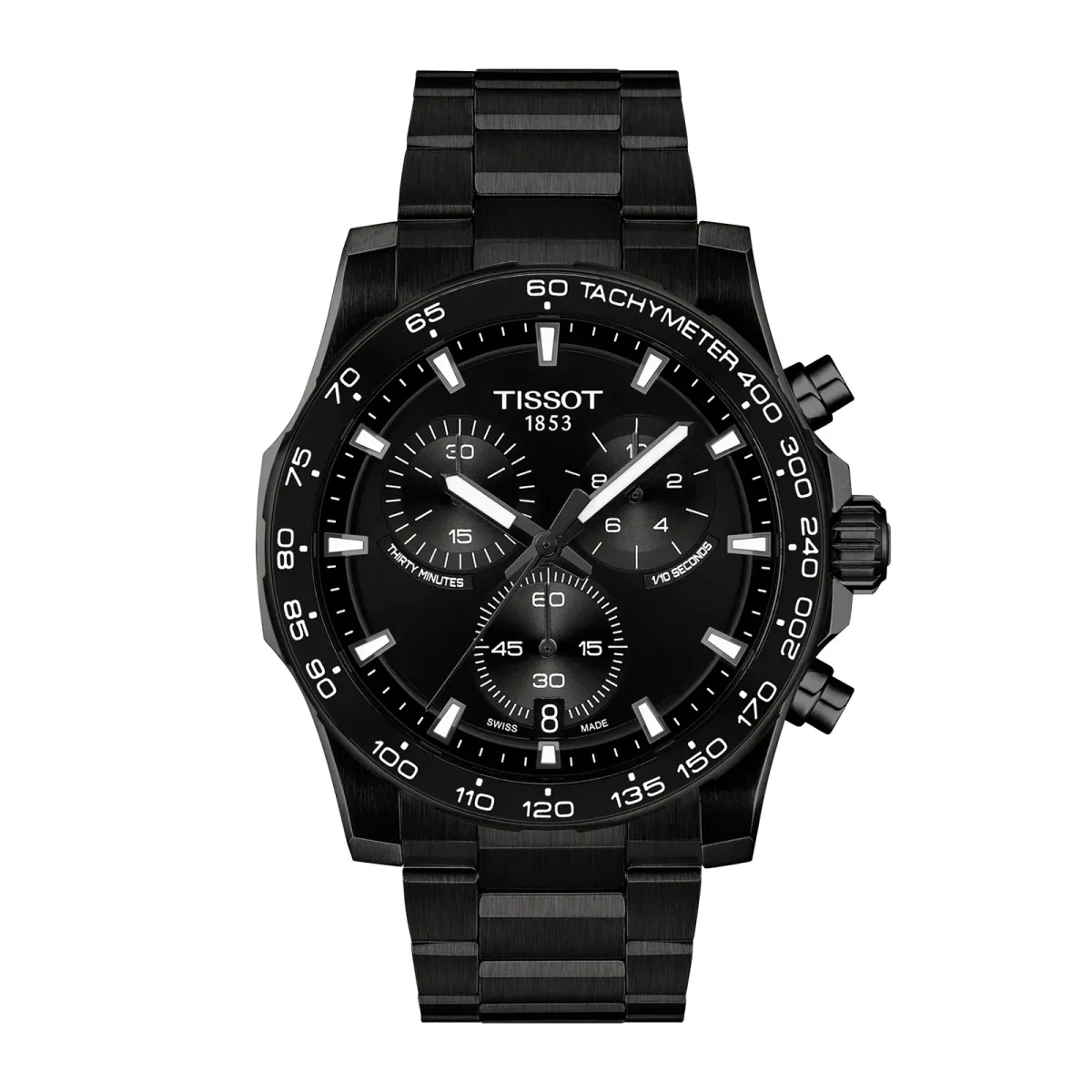 Tissot Supersport Chrono 42mm Mens Watch Black PVD