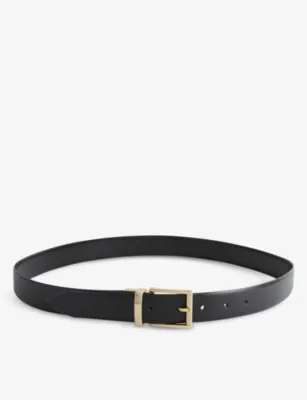 REISS Ricky reversible leather belt - 32 detail 3