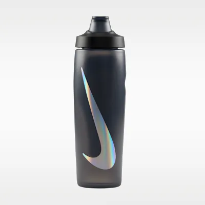 Nike Refuel Locking-Lid Water Bottle (710ml approx.) - Anthracite/Black