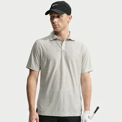 Nike Tailored Performance Men's Microprint Golf Polo - Spruce Aura/Spruce Aura