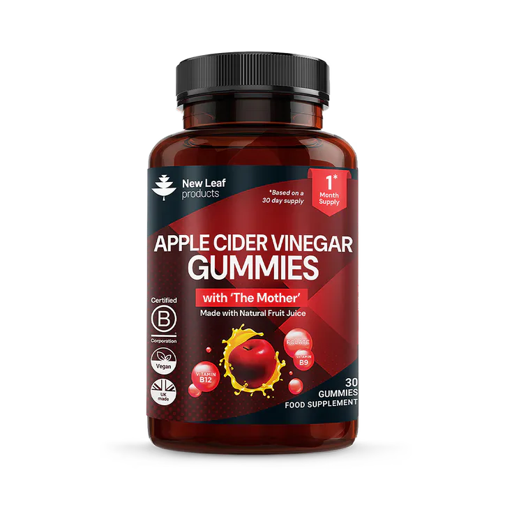 New Leaf Products Apple Cider Vinegar Gummies 30 gummies