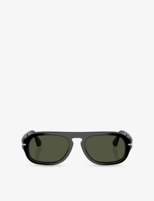 PERSOL PO3369S Pilot-Frame Acetate Sunglasses