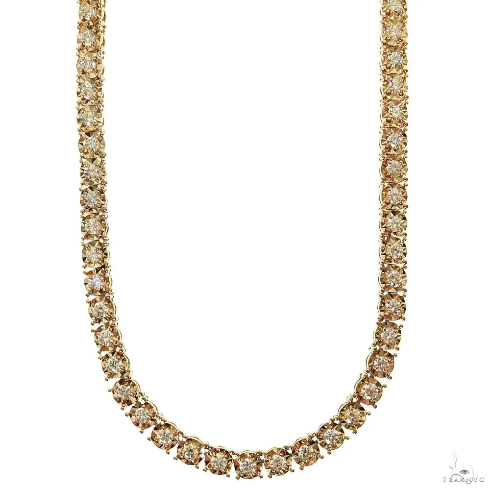 AHMED - MOON JEWELRY Mystic Sparkle Diamond Tennis Chain 69883 in Rose – Chain