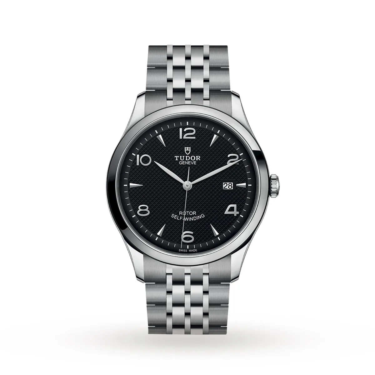 Tudor 1926 41mm Mens Watch Steel Case Black Dial