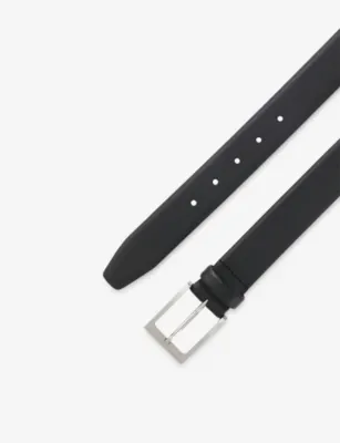 BOSS Logo-Buckle Leather Belt - 44 detail 2