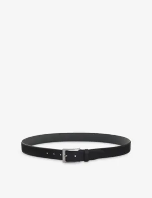 BOSS Logo-Buckle Leather Belt - 44 detail 3