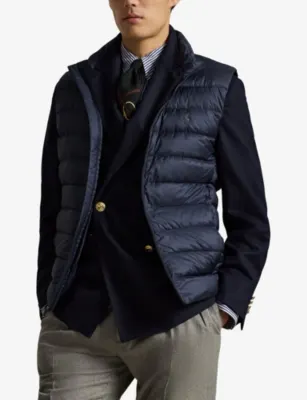 POLO RALPH LAUREN Colden Packable Shell-Down Gilet in COLLECTION NAVY, additional product view 3