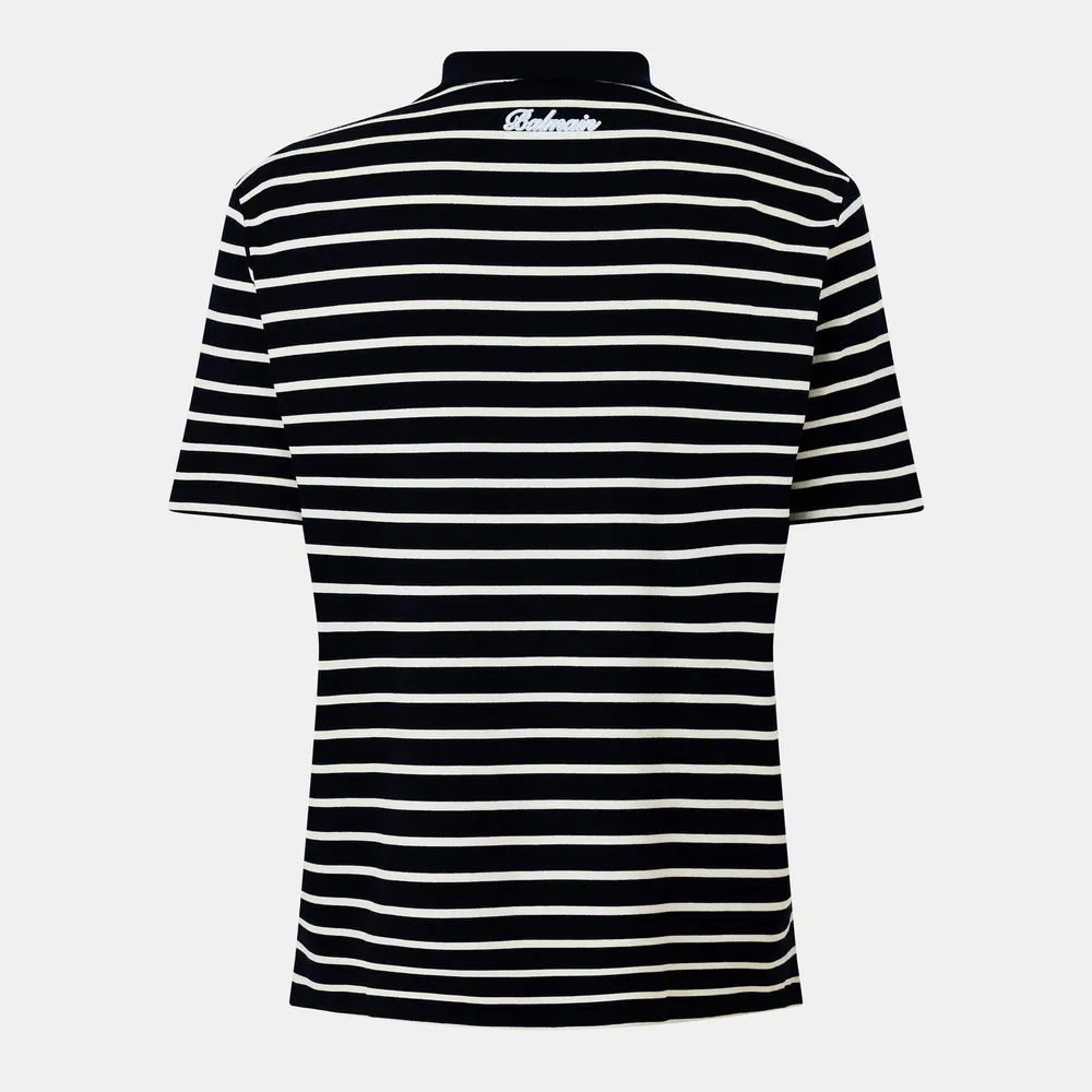 Balmain Men's Cotton Short Sleeve Polo Shirt detail 2