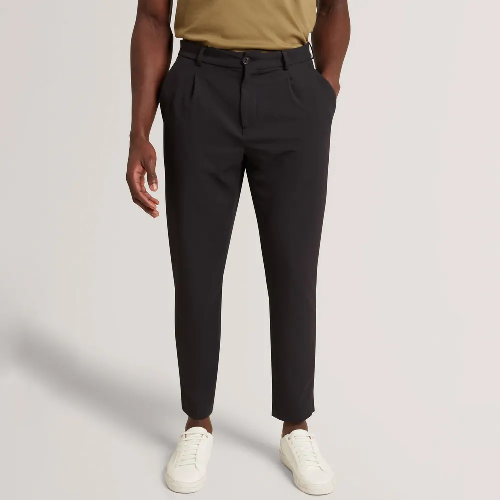 Ted Baker Ted Baker Textured Trouser in Black, additional product view 3
