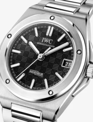 IWC Ingenieur Stainless-Steel Automatic Watch 35mm detail 2