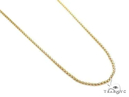 JALGAS - AMERICAS GOLD 14K Yellow Gold Hollow Round Box Chain 2mm 68107 in 20 Inches – Chain