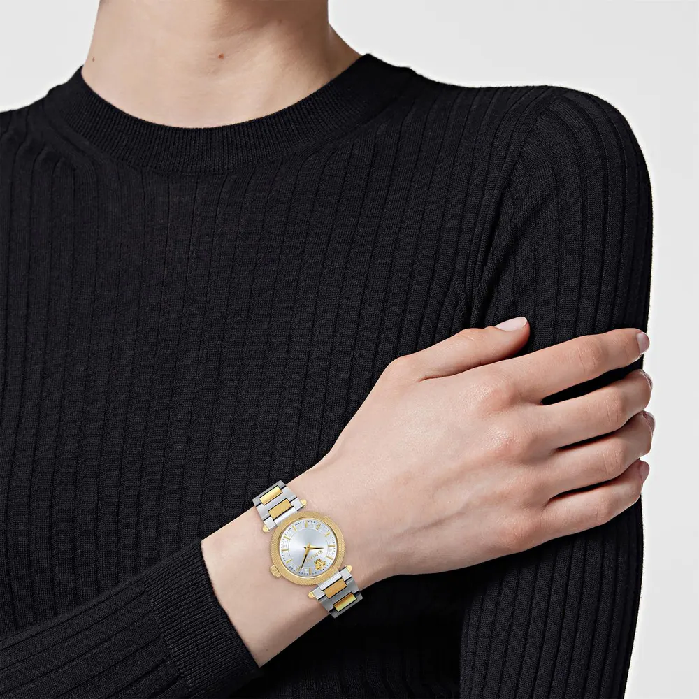 Versace Versace Greek Watch 71 in White/Gold, additional product view 2