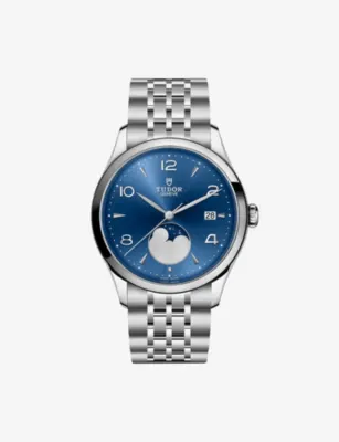 TUDOR 1926 Luna Stainless-Steel Automatic Watch 39mm in Blue – Jewellery & Watches | Mens luxury watches