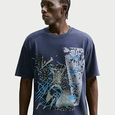 Nike Men's Basketball T-Shirt - Midnight Navy