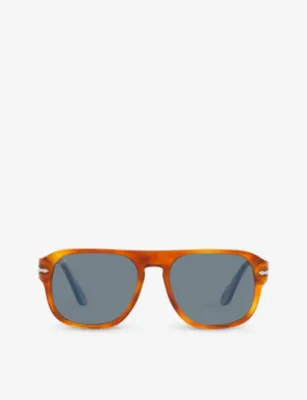 PERSOL PO3310S Jean tortoiseshell-effect pilot-frame acetate sunglasses