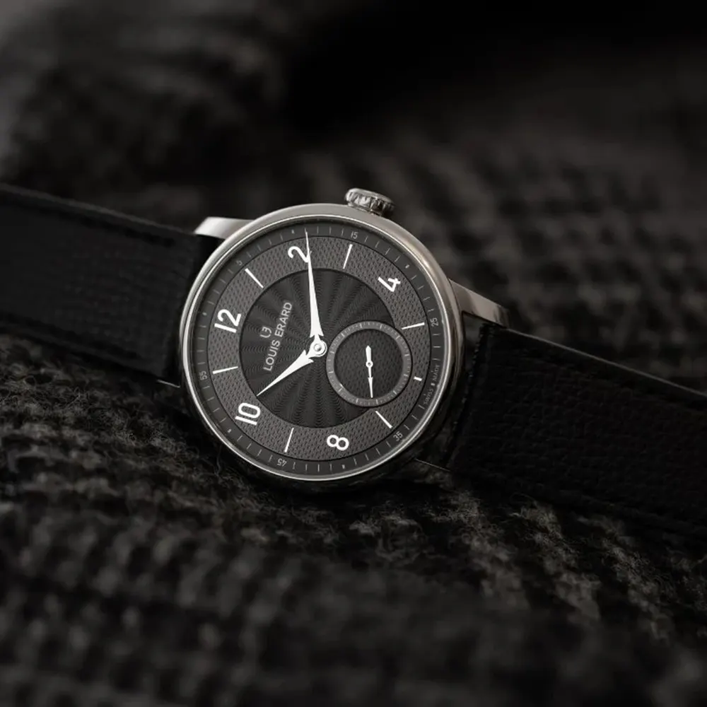 Louis Erard Excellence Petite Seconde Guilloché 42mm Unisex Watch Grey in Grey, additional product view 2