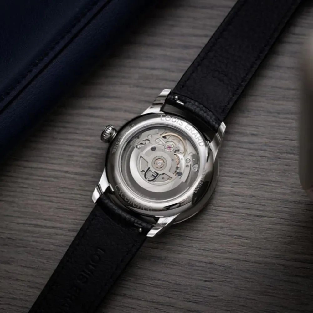 Louis Erard Excellence Petite Seconde Guilloché 42mm Unisex Watch Grey in Grey, additional product view 3