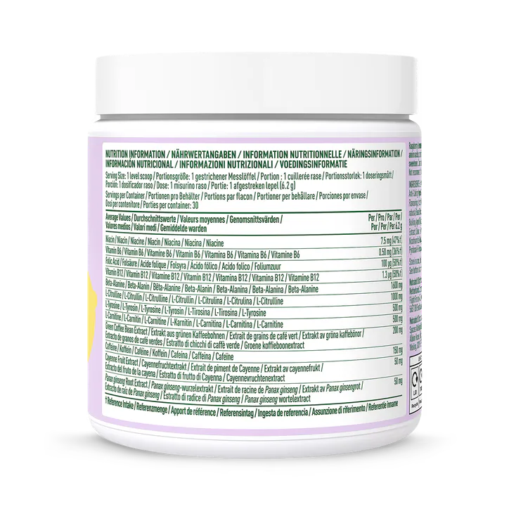 Bloom Pre-Workout Raspberry Lemonade 186g detail 2