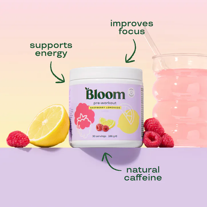 Bloom Pre-Workout Raspberry Lemonade 186g detail 3
