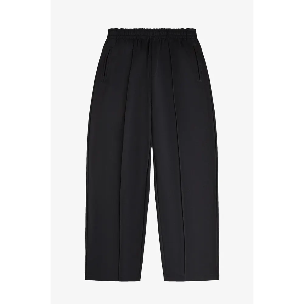 Fred Perry Men's Patch Track Pant Open-Hem Cotton Relaxed-Fit Joggers