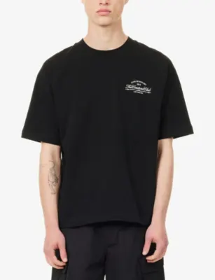THE COUTURE CLUB Club De Soci Graphic Cotton T-Shirt detail 3