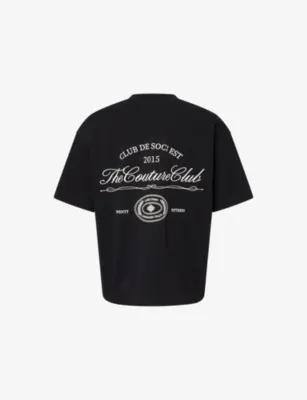 THE COUTURE CLUB Club De Soci Graphic Cotton T-Shirt