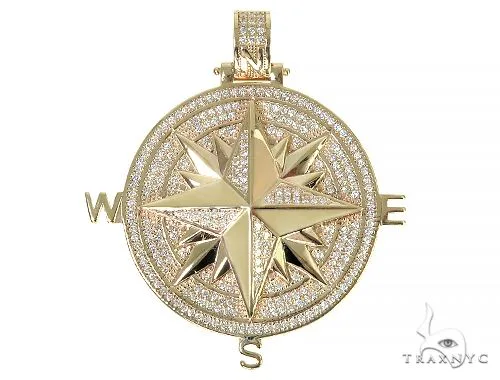 RINA - For Him FACTORY Custom Made Diamond Custom Pendant 66255 in Rose Gold – Pendant