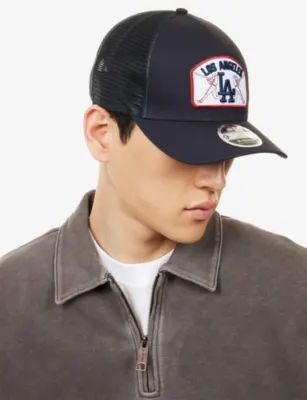 NEW ERA 9FORTY LA Dodgers Woven Trucker Cap detail 2