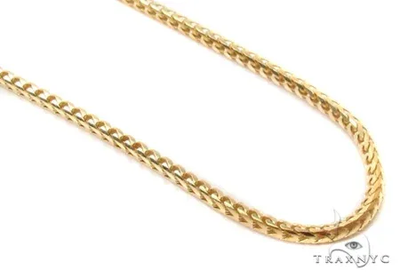 JALGAS - ROYAL CHAIN GROUP 14K Yellow Gold Solid Franco Chain 2.5mm 47766 in 20 Inches – Chain
