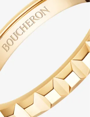 BOUCHERON Epure 18ct rose-gold and 0.24ct diamond ring - 51mm detail 2