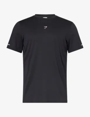 GYMSHARK Running Slim-Fit Stretch-Woven T-Shirt