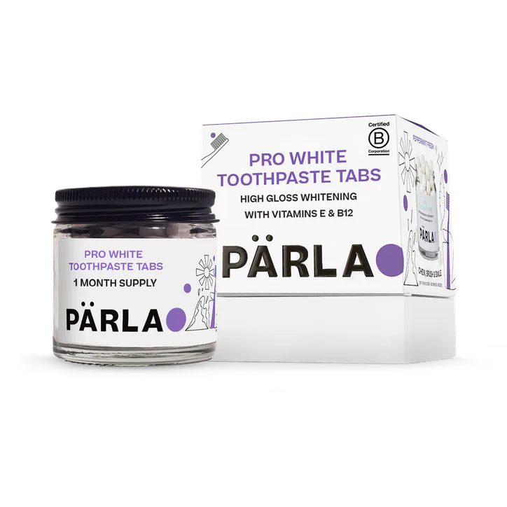 Parla PÄRLA Pro Whitening Toothpaste Tabs Mint 62 Tablets