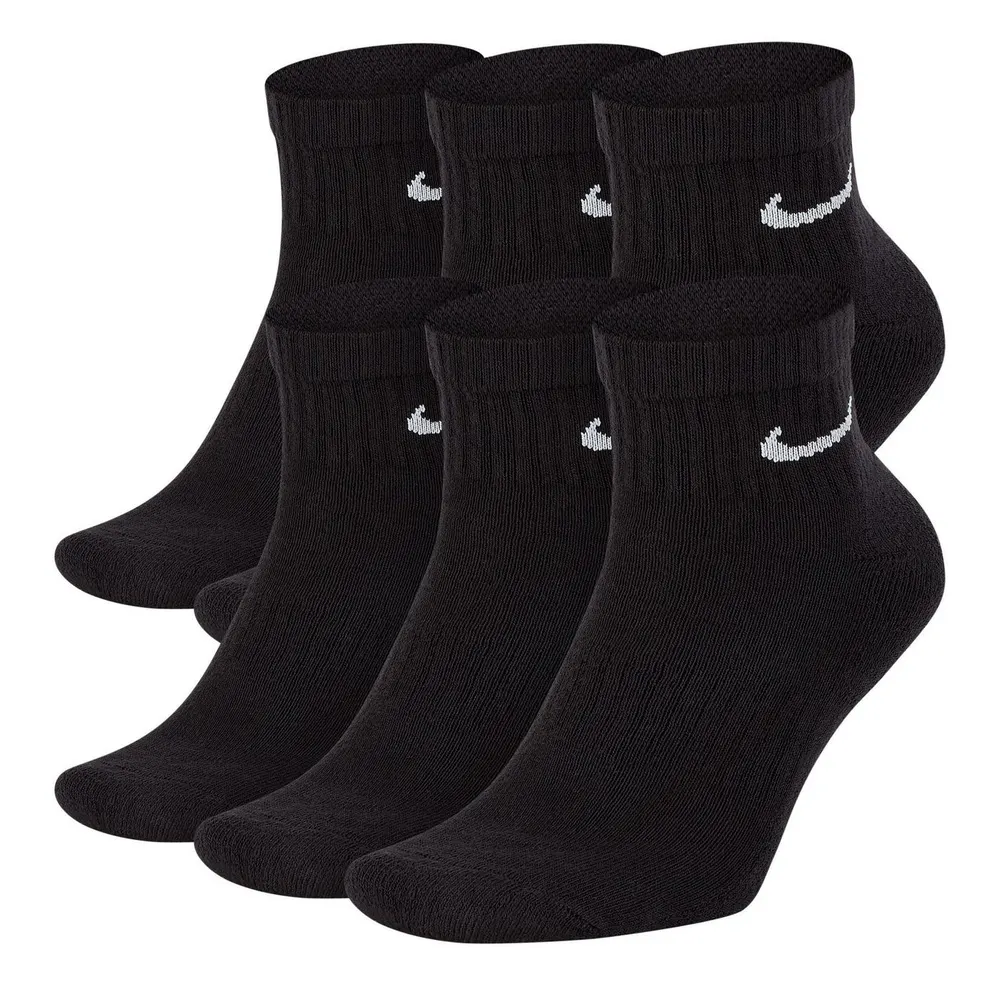 Nike Men's 6 Pack Quarter Socks