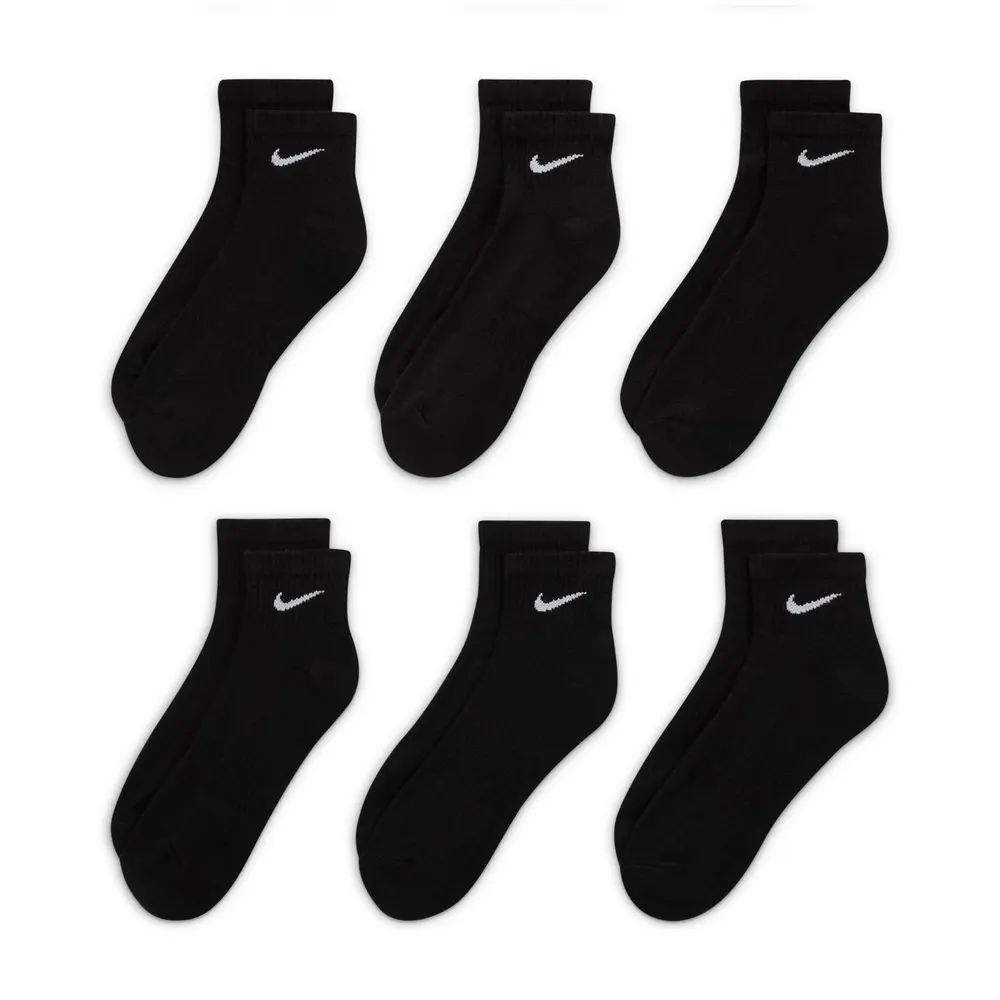 Nike Men's 6 Pack Quarter Socks detail 3