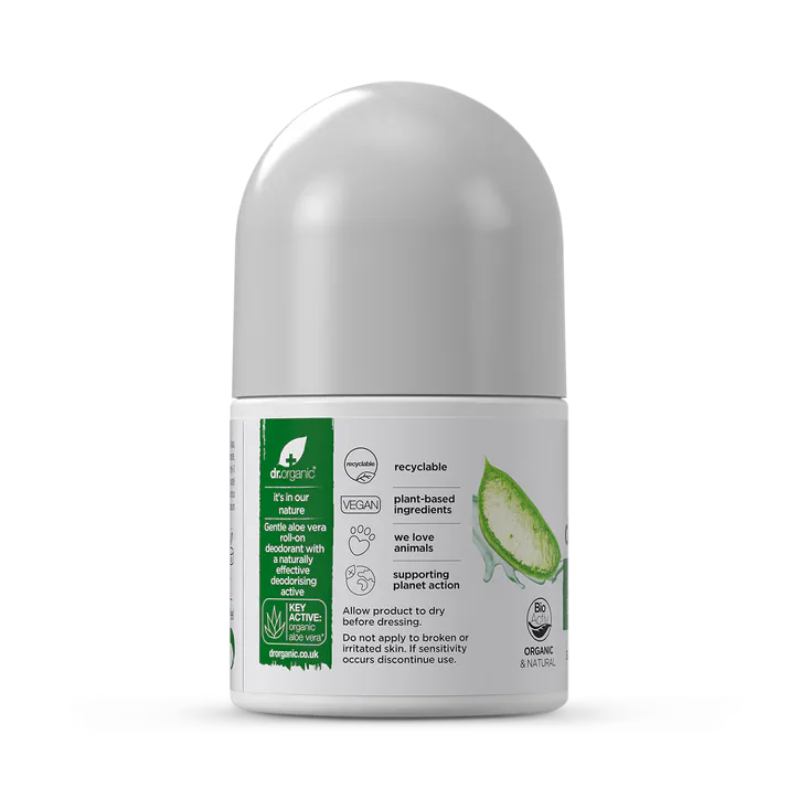 Dr Organic Aloe Vera Deodorant 50ml, additional product view 2