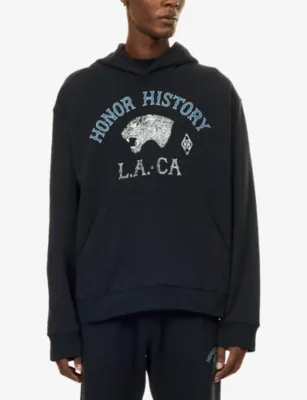 HONOR THE GIFT Honor History Cotton-Jersey Hoody detail 3