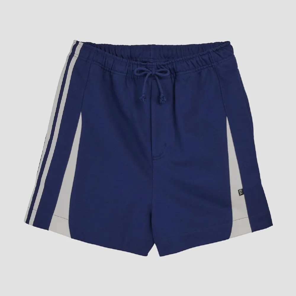 Y3 Men's French Terry Cutline Shorts in Blue – Clothing